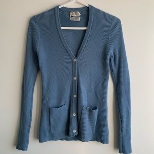 PORTS Vintage International cashmere AND butter cream cardigan